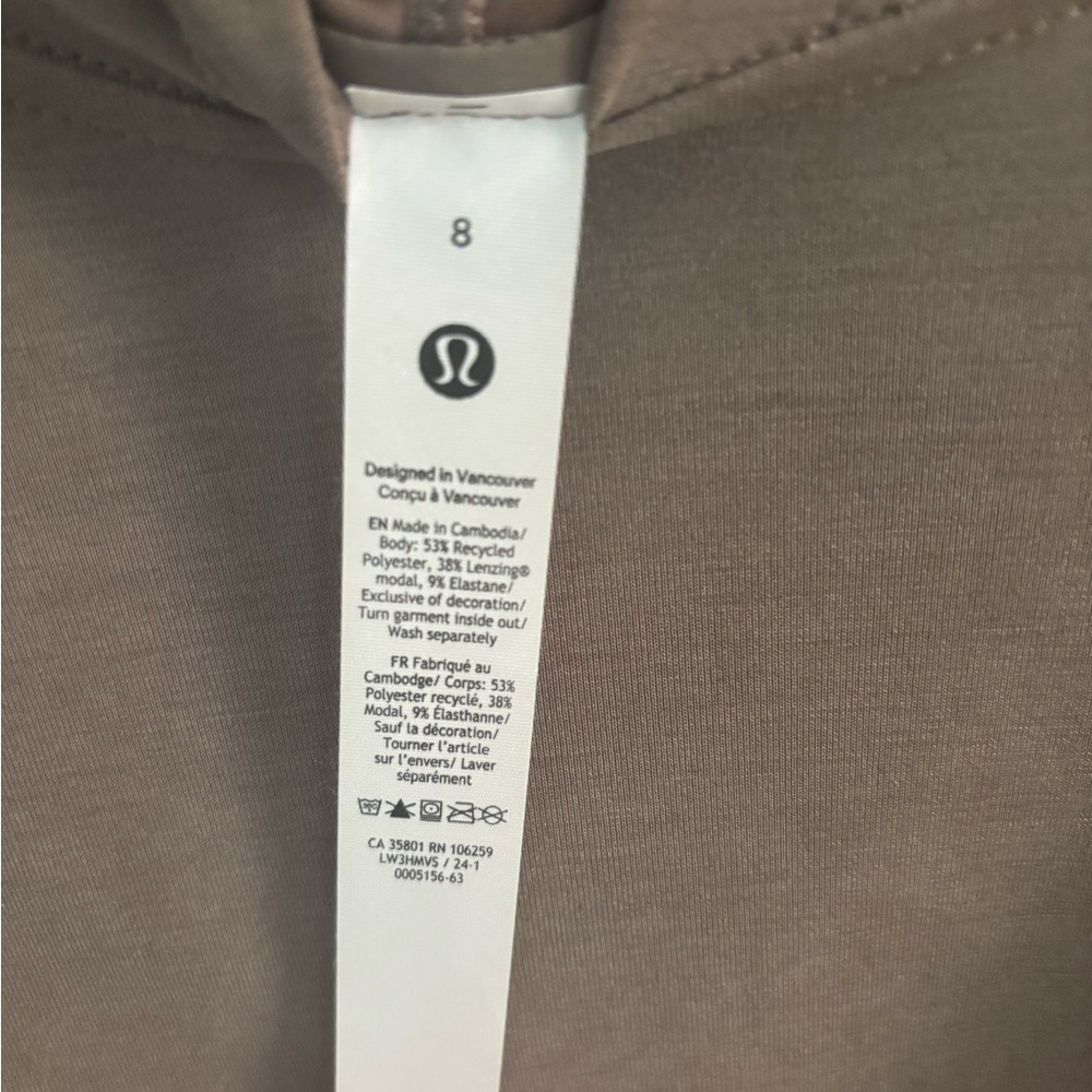 Lululemon Athletica Tan Sweater Relaxed Fit Fleece - Picture 3 of 4